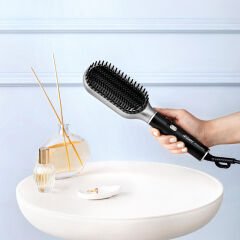 Arzum AR5158 Revolution Saç Düzleştirici Fırça - Platin Gri