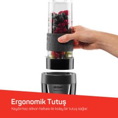 Arzum AR1032 Shake'N Take Kişisel Blender - Kırmızı