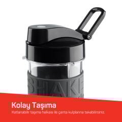 Arzum AR1032 Shake'N Take Kişisel Blender - Kırmızı
