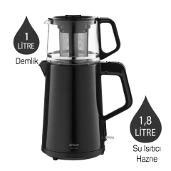 Arzum AR3134 Dreamtea Çay Makinesi - Siyah