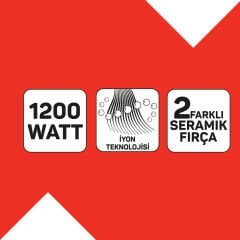 Arzum AR5063 Volume Pro Hava Üflemeli Saç Şekillendirici - Siyah