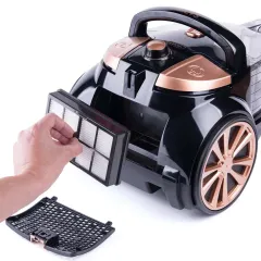 Stilevs Spektron Torbasız Elektrikli Süpürge - Siyah-Bakır