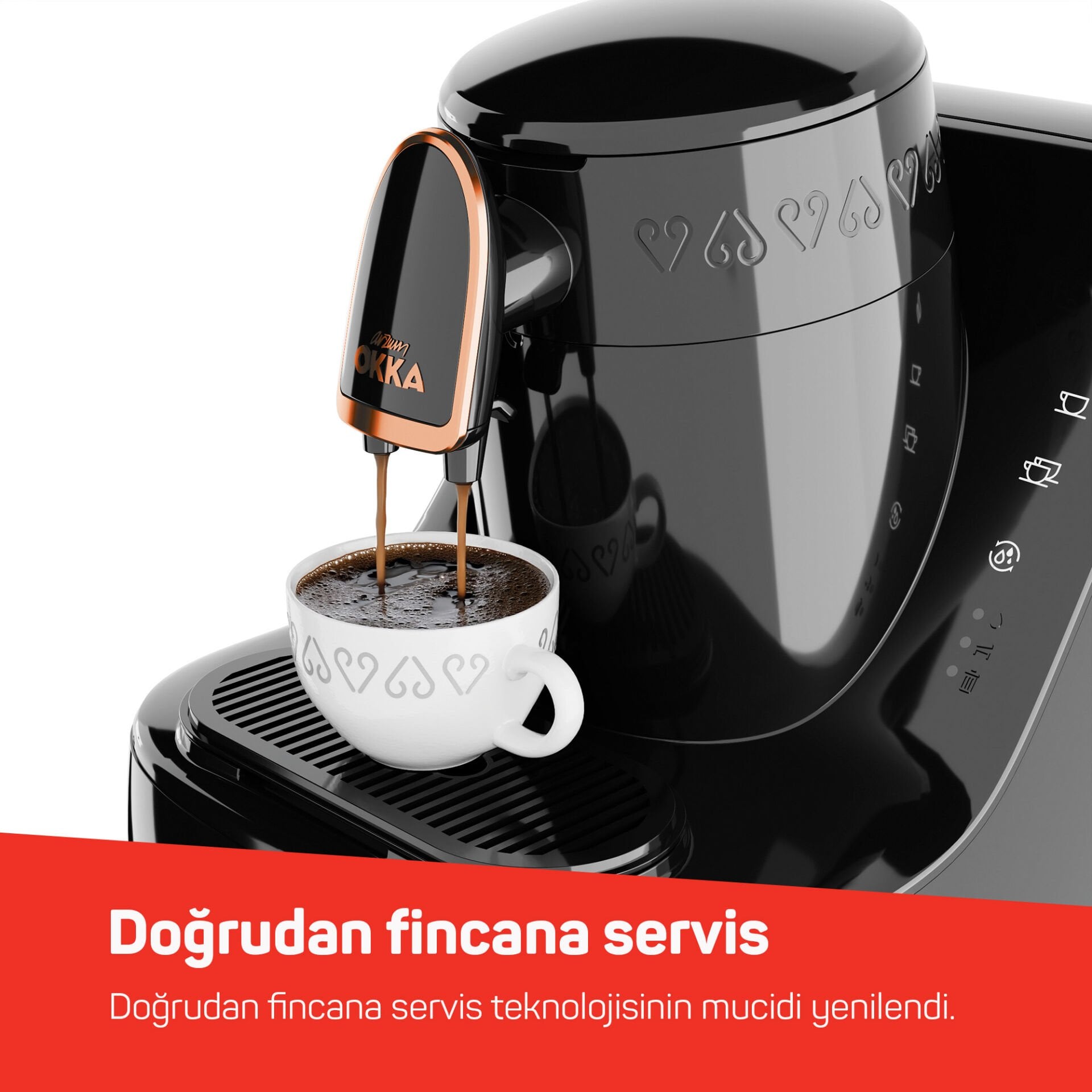 Arzum Okka OK0040 Okka Elite Türk Kahvesi Makinesi Bakır